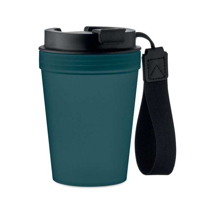 Gobelet personnalisable simple paroi 300 ml Isforden Bleu marine